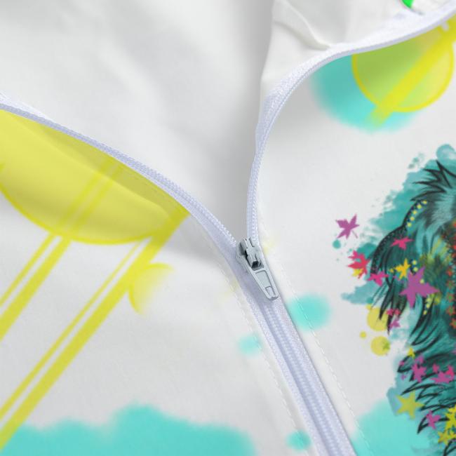 Preview: Leichte Regenjacke Krümel – Popart Hundemotiv, 100 % Polyester, Unisex, Mix, Mischling, Chihauhau